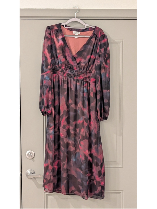 Sofia Jeans by Sofia Vergara Dresses & Skirts - Women's Sofia Jeans Midi Dress Size S Black Pink Floral